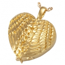 Ashanger Hart van een Engel Gold Plated