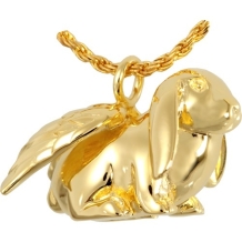 Ashanger Konijn Gold Plated