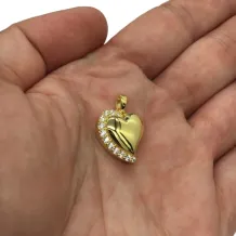 Ashanger Stralend Hartje Goud