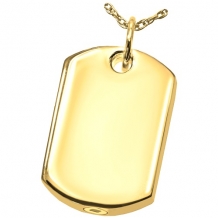 Dog Tag Ashanger Goud