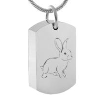 Dog Tag Ashanger Konijn RVS