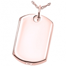 Dog Tag Ashanger Roodgoud