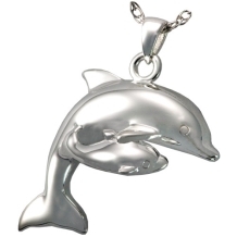 Dolfijn met Baby Dolfijn Ashanger Platina