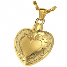 Geliefd Hart Ashanger Gold Plated