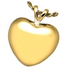 Hart Ashangertje Gold Plated