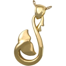 Infinity Ashanger Walvisstaart Gold Plated