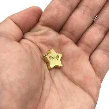 Ster Ashangertje Gold Plated