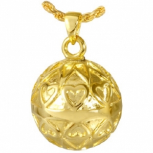 Golfbal Ashanger Gold Plated