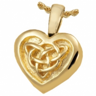 Ashanger Keltisch Hartje Gold Plated