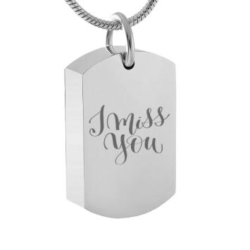 Dog Tag Ashanger I Miss You