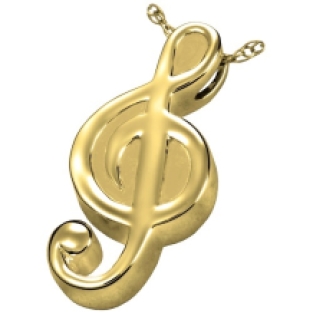 Muzieksleutel Ashanger Gold Plated