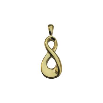 RVS Asketting Hanger Infinity Goud