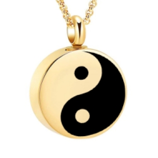 Yin Yang Ashanger Goud RVS